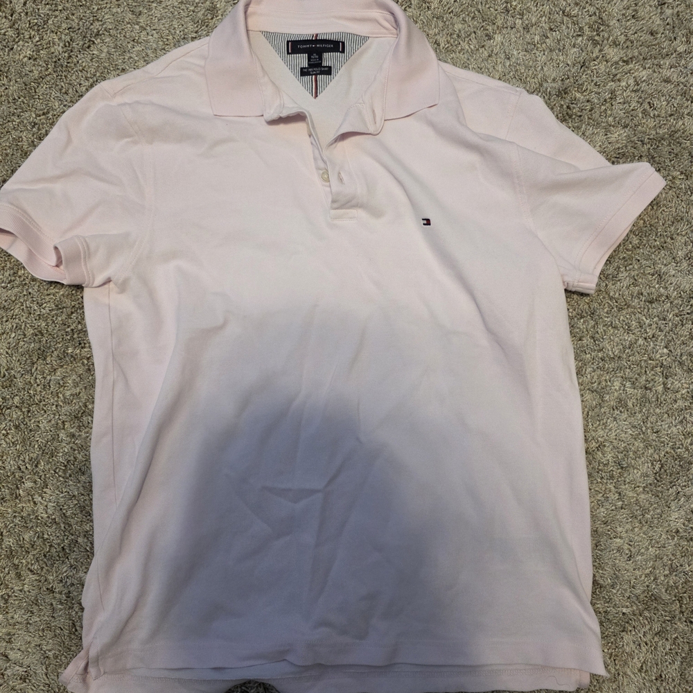 Tommy Hilfiger Soft Pink Polo Shirt